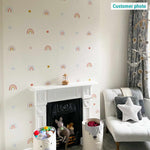 Stickerscape Rainbows & Stars Wall Sticker Pack