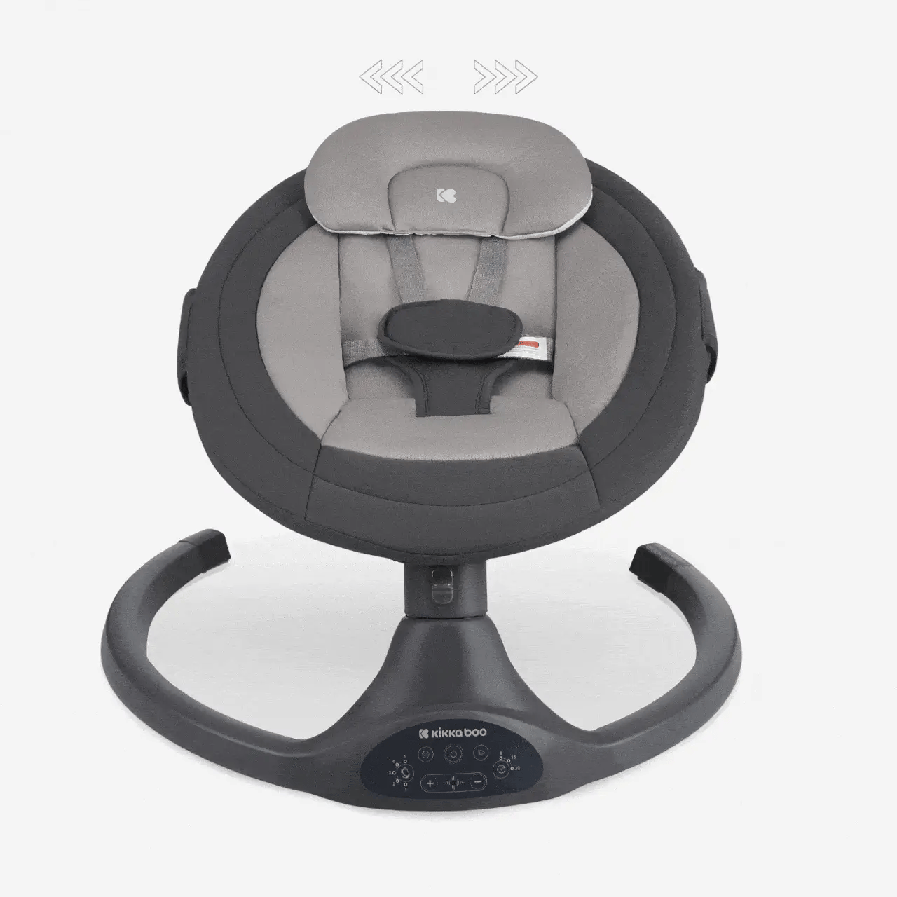 Kikkaboo Electrical Side To Side Codie Swing - Dark Grey