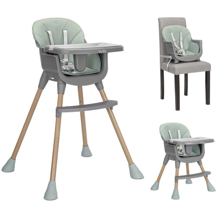 Lorelli Vanilla 3in1 Baby Highchair - Green