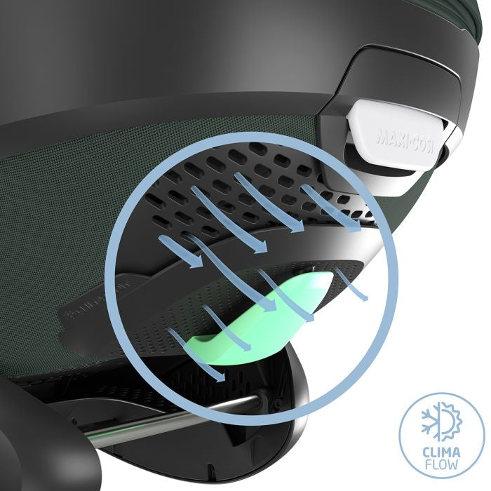 Maxi Cosi Pebble 360 Pro2 Car Seat and Base - Twillic Green