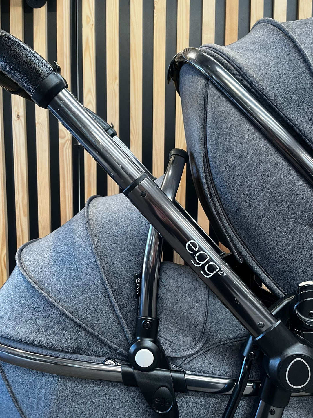 PRE LOVED egg2 Double Pushchair - Quartz