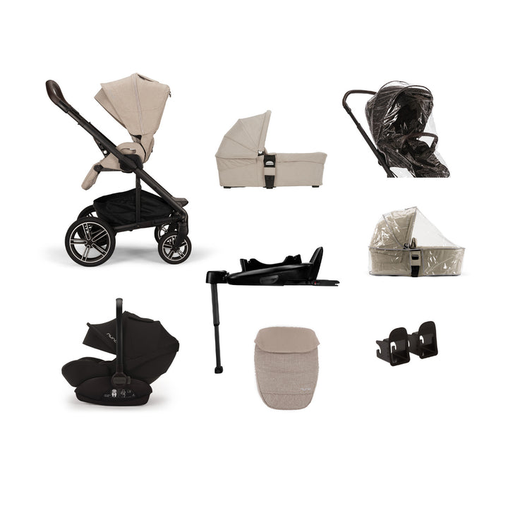 Nuna MIXX Next Generation ARRA Bundle - Biscotti 2024