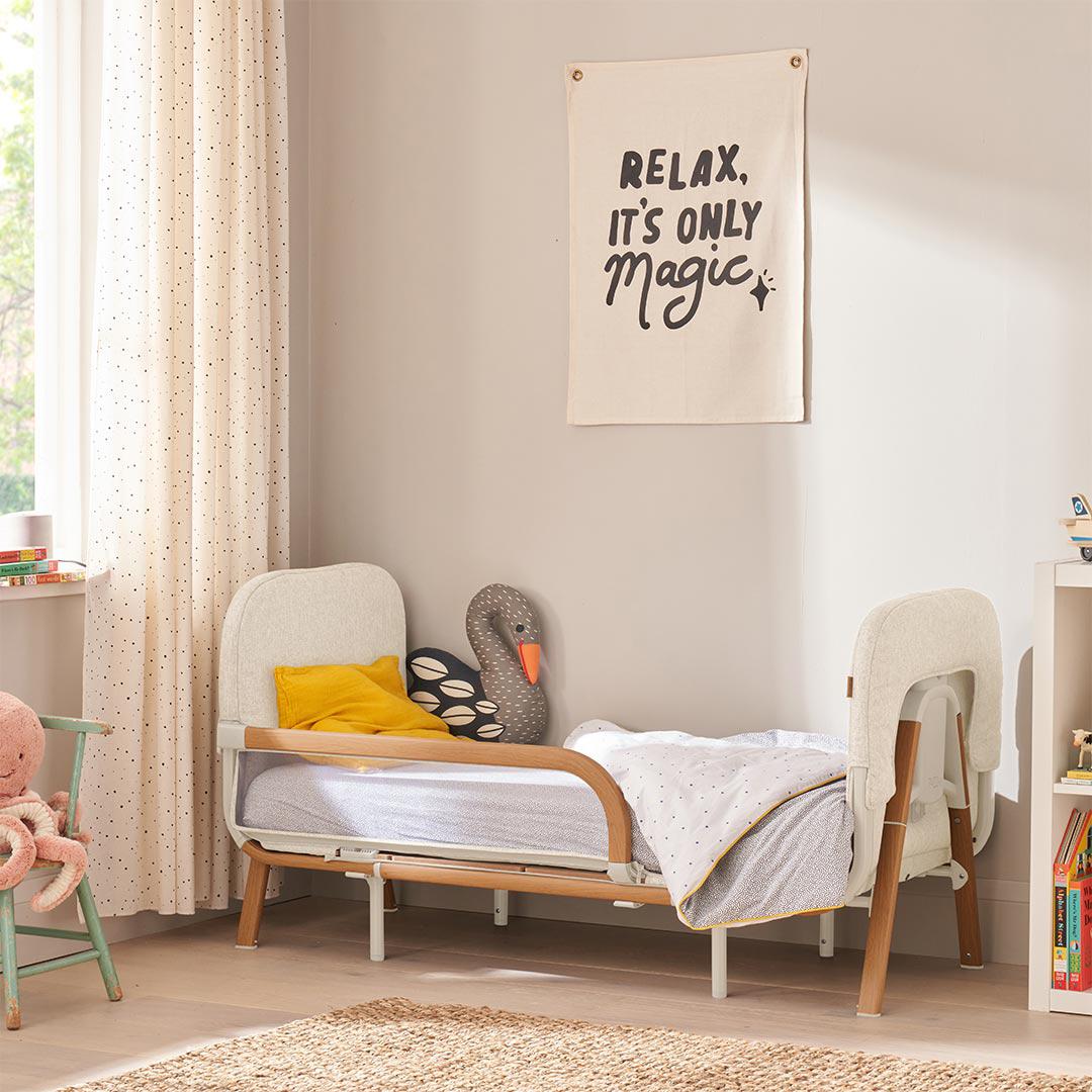 Tutti Bambini CoZee XL Junior Bed + Sofa Expansion Pack - Scandinavian Walnut/Ecru