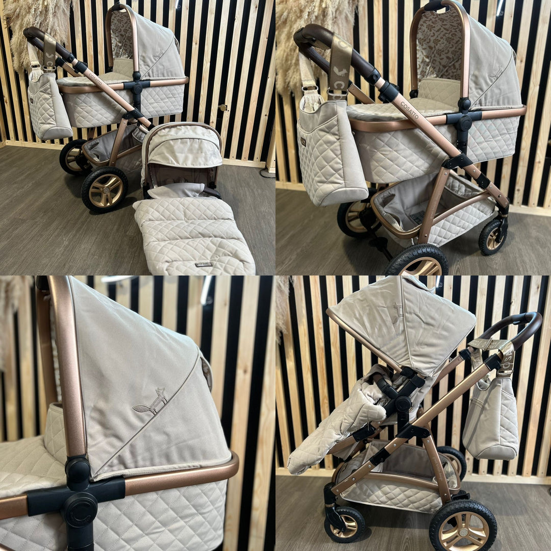 PRE LOVED Cosatto Wow 2 Pram, Pushchair & Accessory Bundle - Whisper