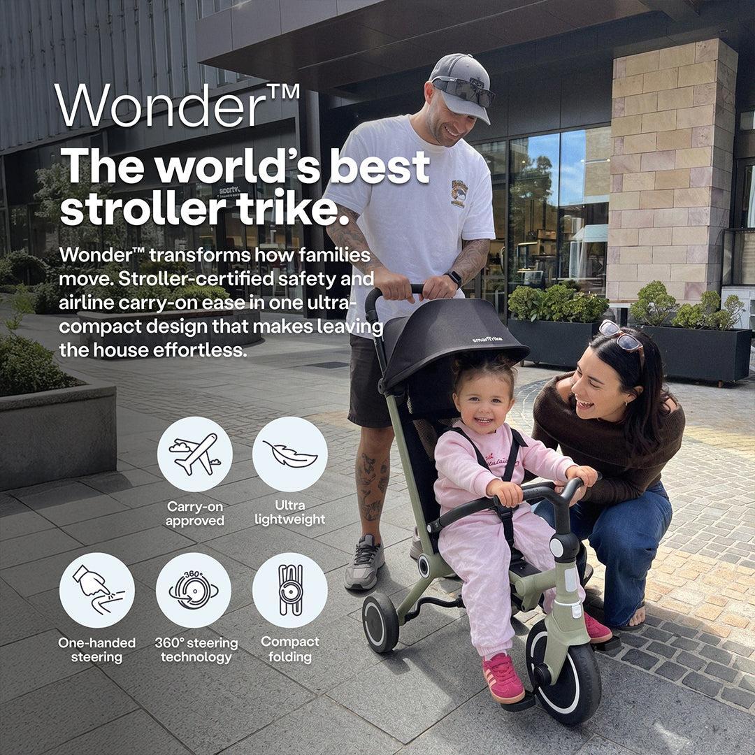 smarTrike Wonder Stroller Trike - Light Olive