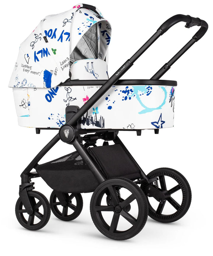 Venicci Upline2 4in1 Travel System Inc 360 Base - Special Edition Draft White