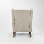 Tutti Bambini Harper Rocking Chair & Footstool - Mushroom