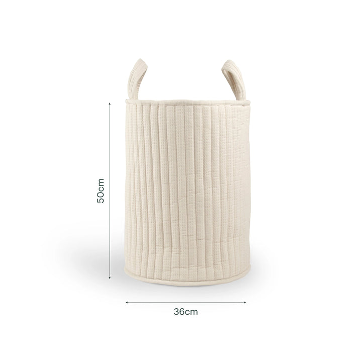 CuddleCo Large Storage Basket - Cashmere Waffle