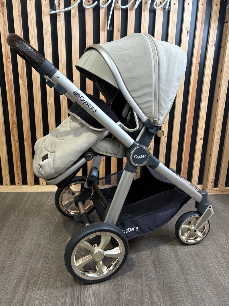 PRE LOVED Babystyle Oyster3 Pram + Pushchair - Creme Brulee