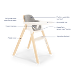 Nuna Bryn Highchair - Heritage