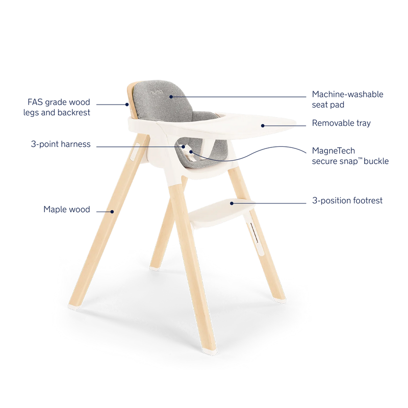 Nuna Bryn Highchair - Heritage
