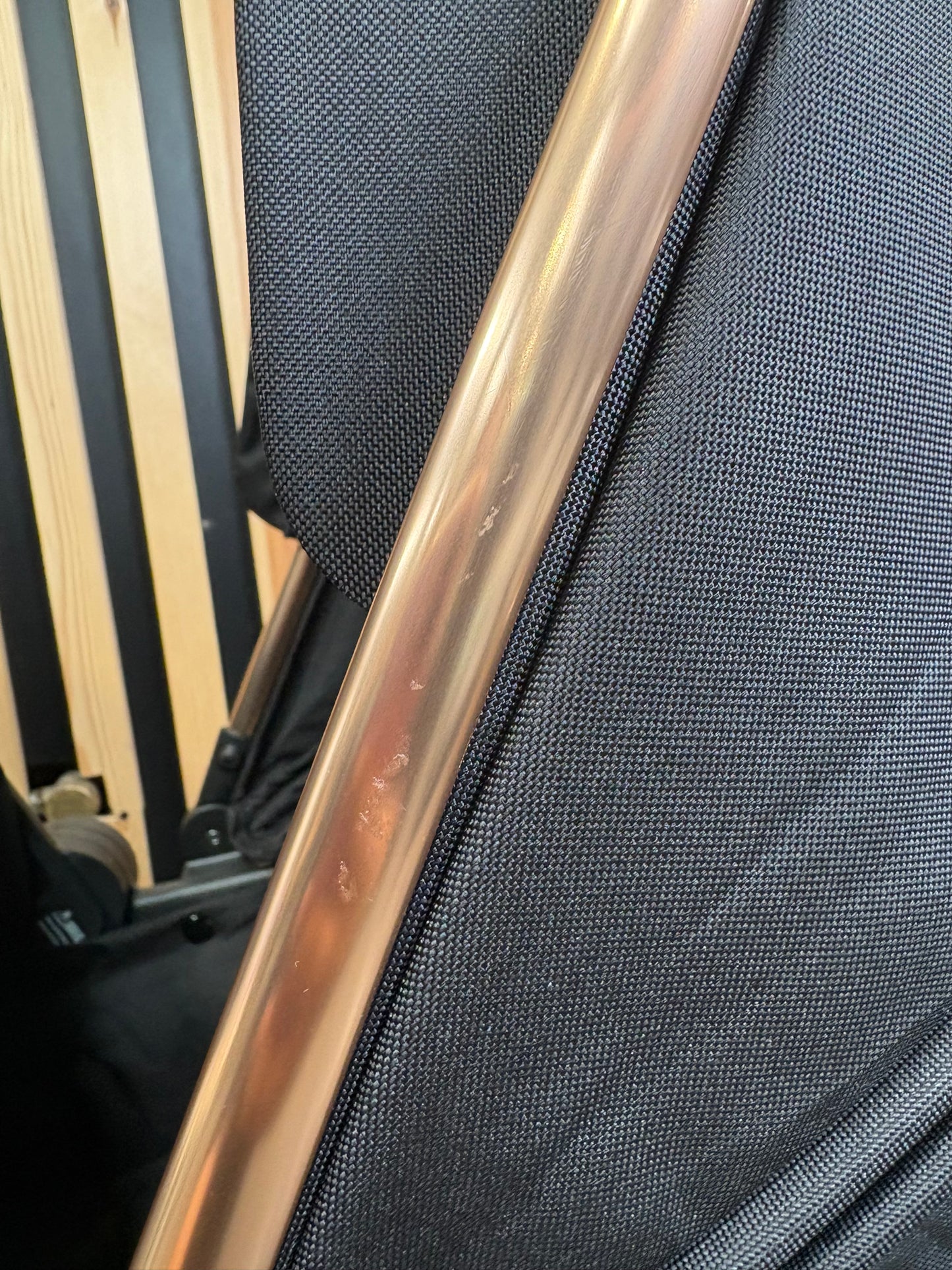 PRE LOVED My Babiie MB33 SE Twin Pushchair - Rose Gold Black