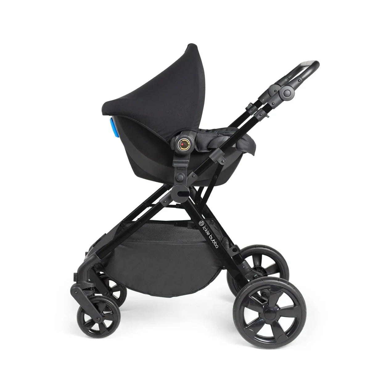 Ickle Bubba Comet 3in1 Travel System With Astral Car Seat - Black/Space Grey
