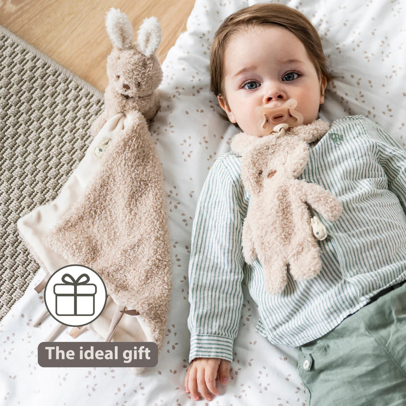 Nattou Pacifinder Teddy - Beige Bunny