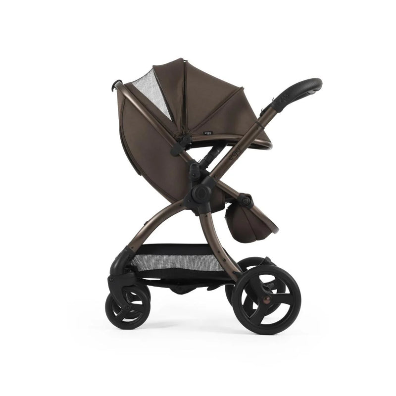 egg3 Pushchair & Carrycot - Chocolate Velvet