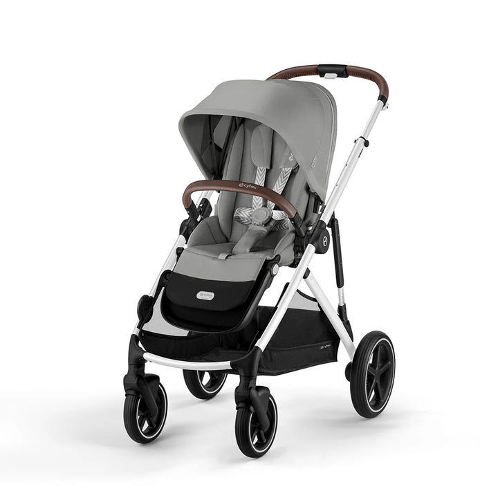 Cybex Gazelle Essential Bundle Inc Gold Footmuff - Stone Grey/Silver