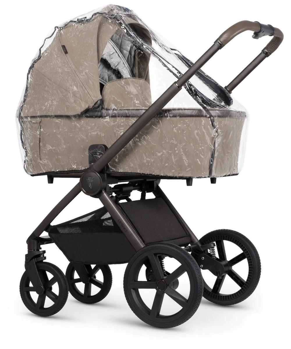 Venicci Upline2 Pushchair, Carrycot + Accessories Travel System Bundle - Special Edition Powder