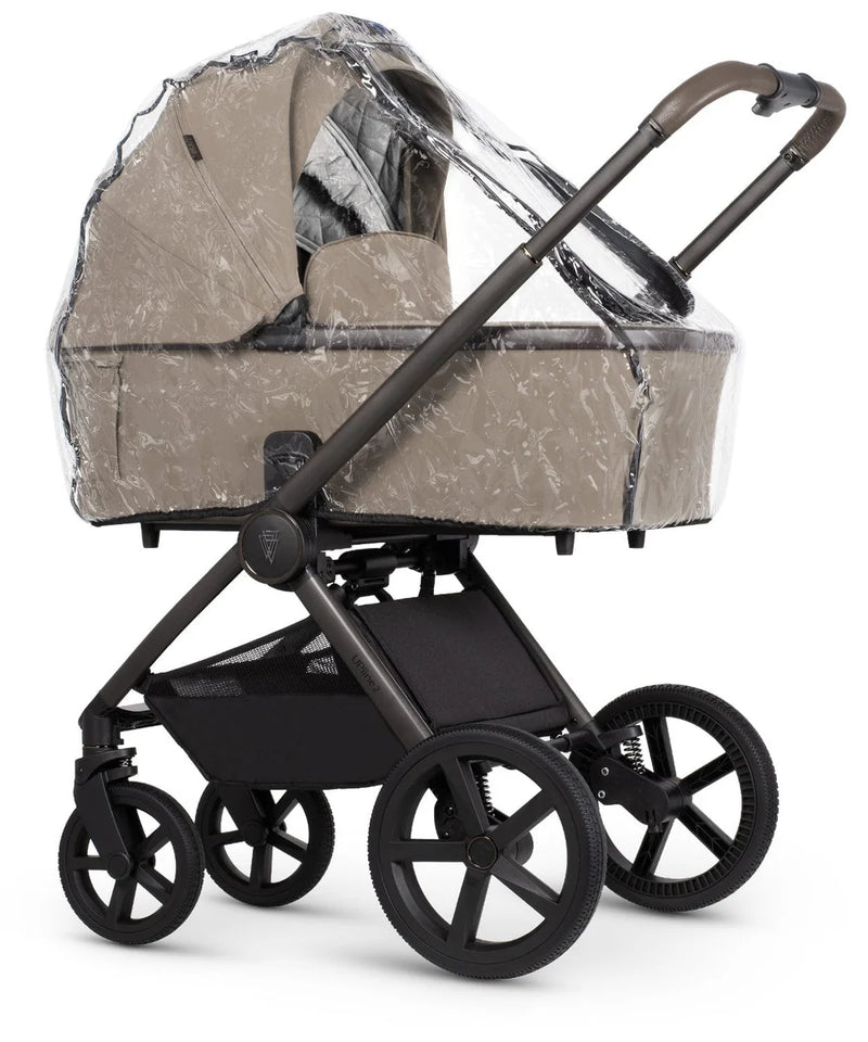 Venicci Upline2 Pushchair, Carrycot + Accessories Travel System Bundle - Special Edition Powder