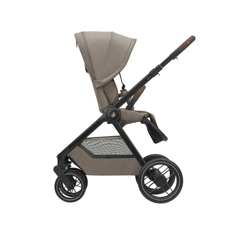 Maxi-Cosi Oxford Travel System Bundle Inc Pebble S Car Seat & Isofix Base - Truffle
