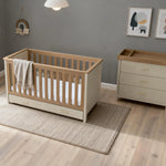 Babymore Mira 2 Piece Nursery Room Set – Cashmere Warm Oak