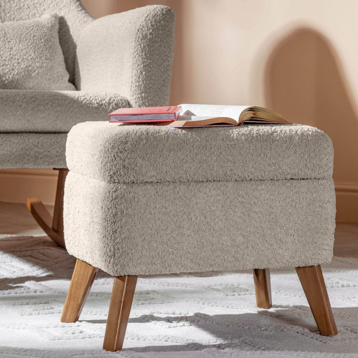 Tutti Bambini Oscar Luxe Rocking Chair & Storage Footstool - Sage