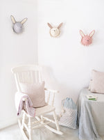 Fiona Walker Baby Rabbit with Vintage Ruff Head Mini - Blue