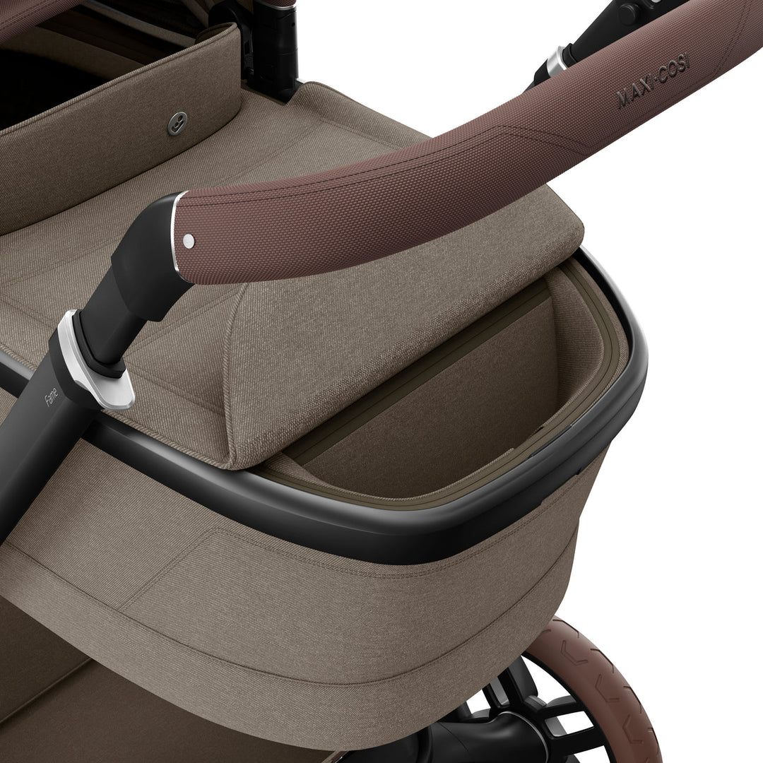 Maxi-Cosi Fame Pushchair & Carrycot - Twillic Truffle | Brown