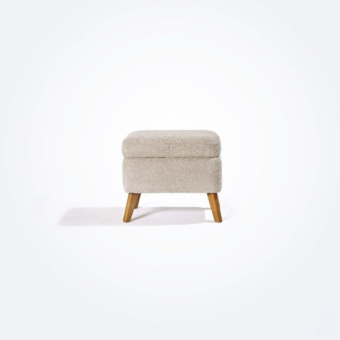 Tutti Bambini Oscar Luxe Rocking Chair & Storage Footstool - Mushroom