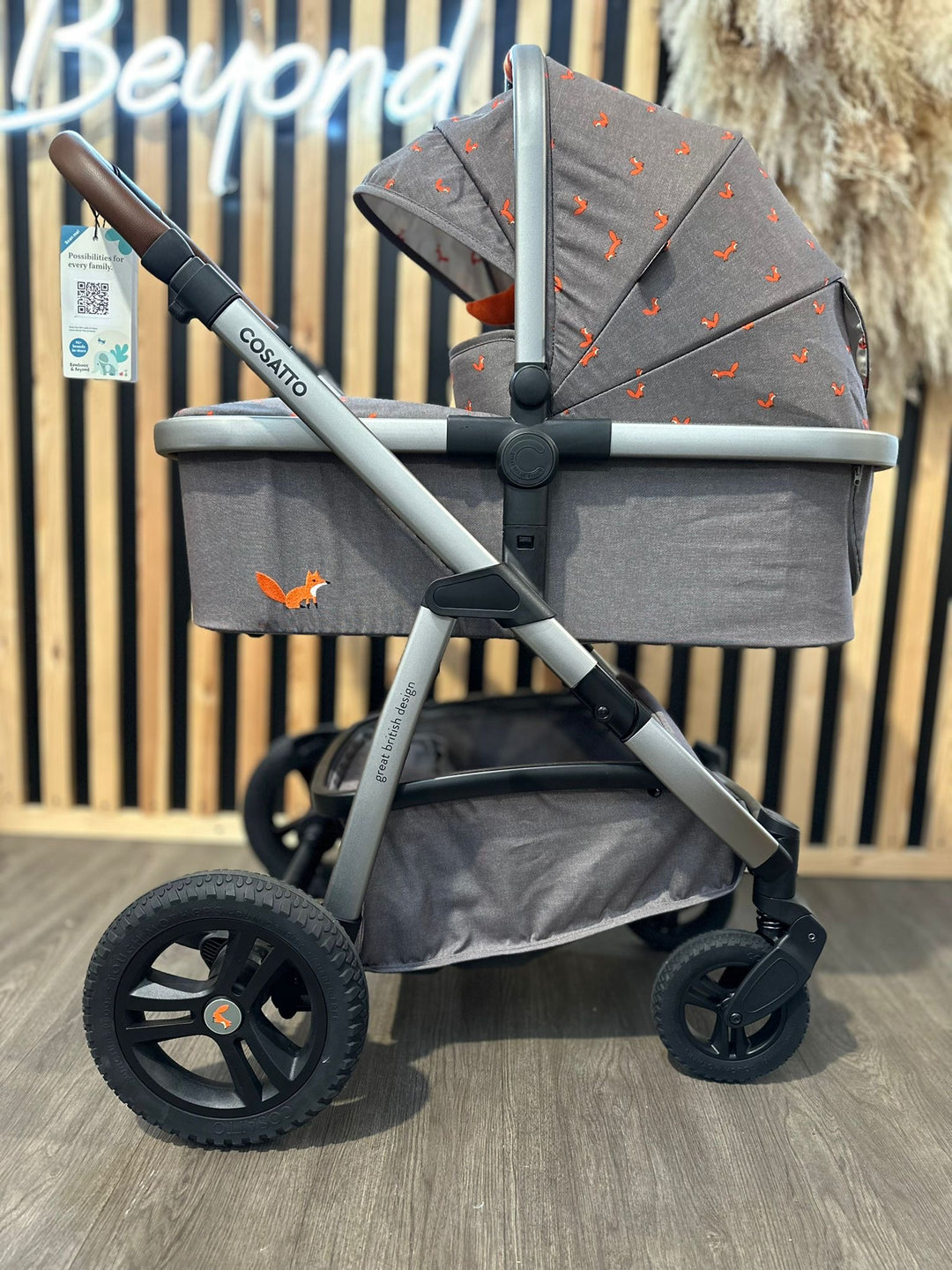 EX DISPLAY Cosatto Wow 3 Rotate Bundle - Foxling