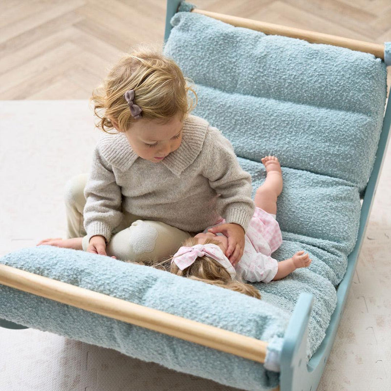 Tutti Scala Montessori Pikler Play Arch & Cushion - Ocean Stone