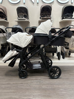 PRE LOVED Ickle Bubba Virgo Double Pushchair Bundle - Stone