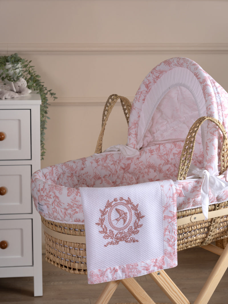 Funnababy Hummingbird Moses Basket Bundle