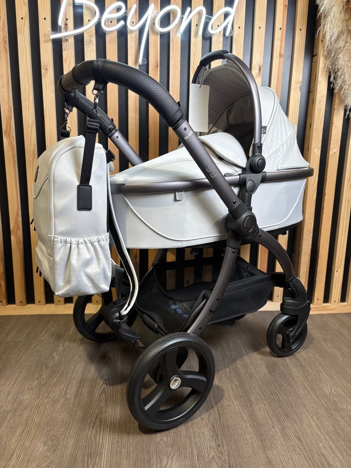 EX DISPLAY egg3 Pram + Pushchair - Houndstooth Silver