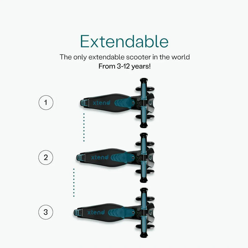 SmarTrike Xtend Ride On Scooter Plus - Teal