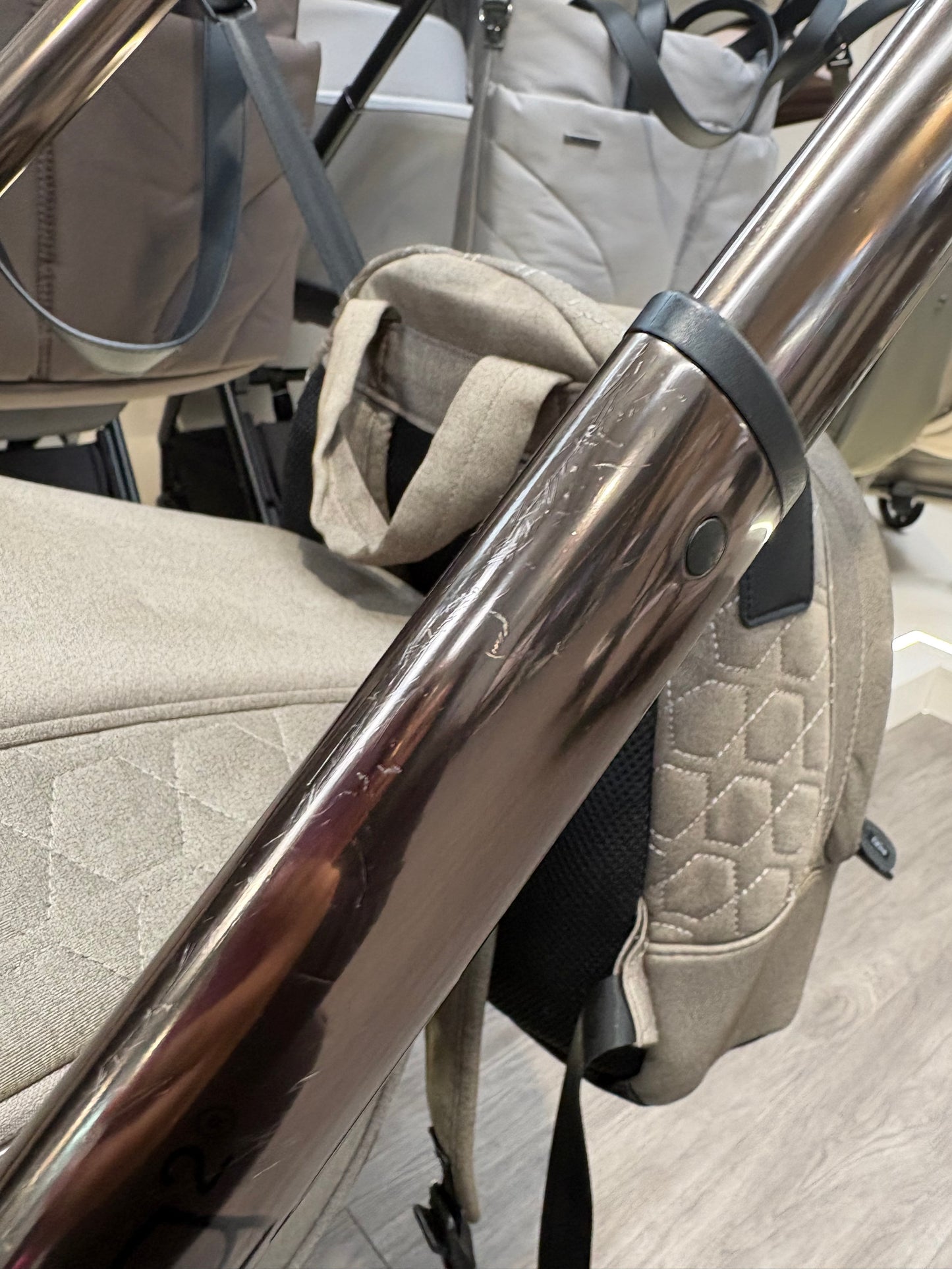 PRE LOVED egg2 Travel System w/ BRAND NEW egg Shell Car Seat - Mink