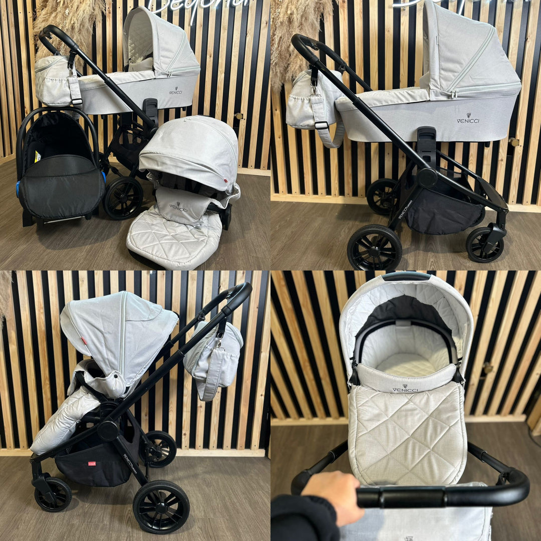 PRE LOVED Venicci Turisso Travel System - Rock Salt