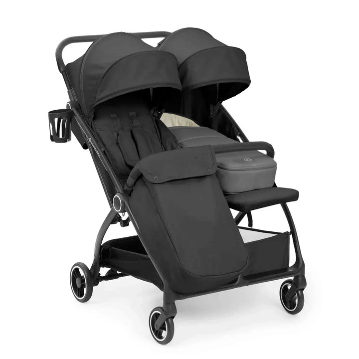 Ickle Bubba Aries Double Max Autofold Stroller - Graphite Grey
