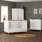 Obaby Orla 3 Piece Room Set - White with Oak