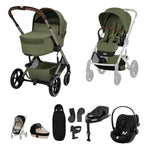 Cybex Balios S Lux Cloud G3 Ultimate Travel System Bundle - Moss Green (2026)