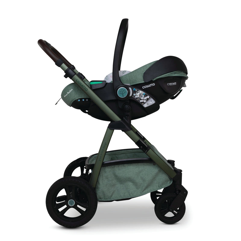 Cosatto Wow 3 All Stage Family Rotate & Recline 2 Base Bundle - Meadow