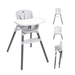 Chicco 3-in-1 Zest Folding Highchair - Moon Grey