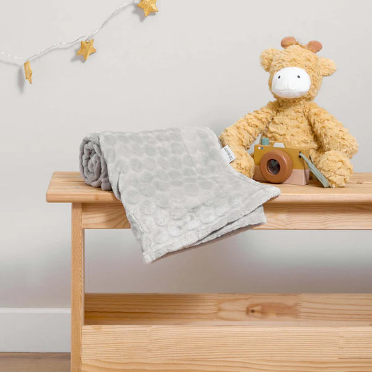 Clair De Lune Marshmallow Blanket - Grey