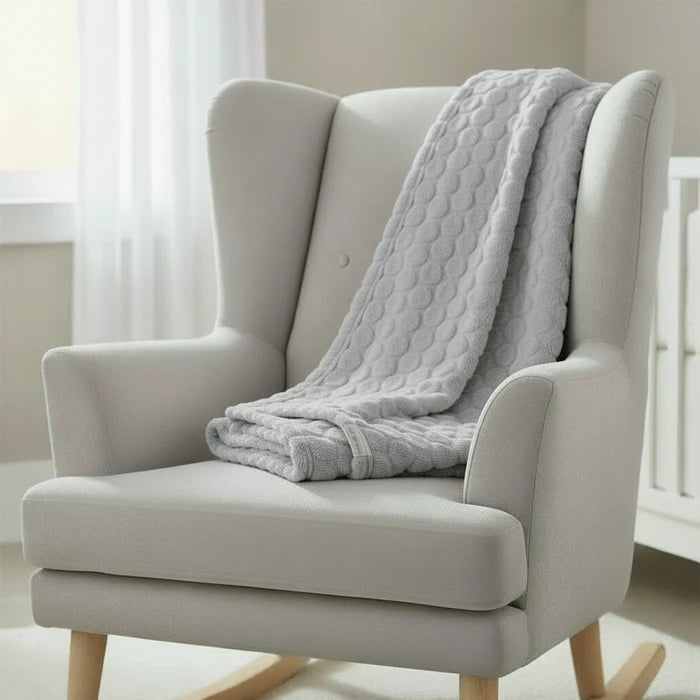 Clair De Lune Marshmallow Blanket - Grey