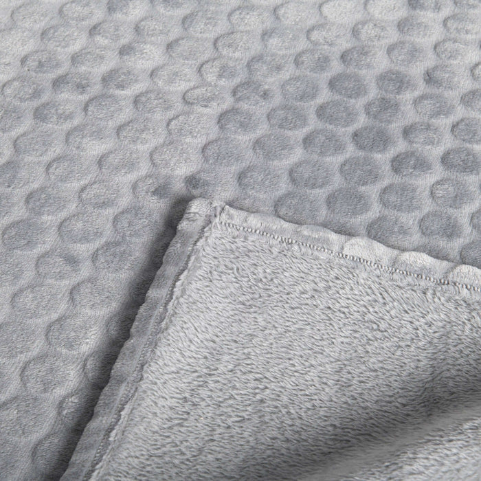 Clair De Lune Marshmallow Blanket - Grey