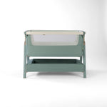 Tutti Bambini Cozee Air 2 Bedside Crib - Whitewash/Kelp