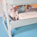 Tutti Bambini Cozee Air 2 Bedside Crib - Whitewash/Kelp
