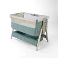 Tutti Bambini Cozee Sense Bedside Crib - Whitewash/Kelp