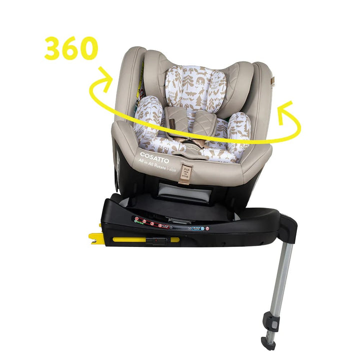 Cosatto All in All Rotate i-Size 0+123 Car Seat - Whisper