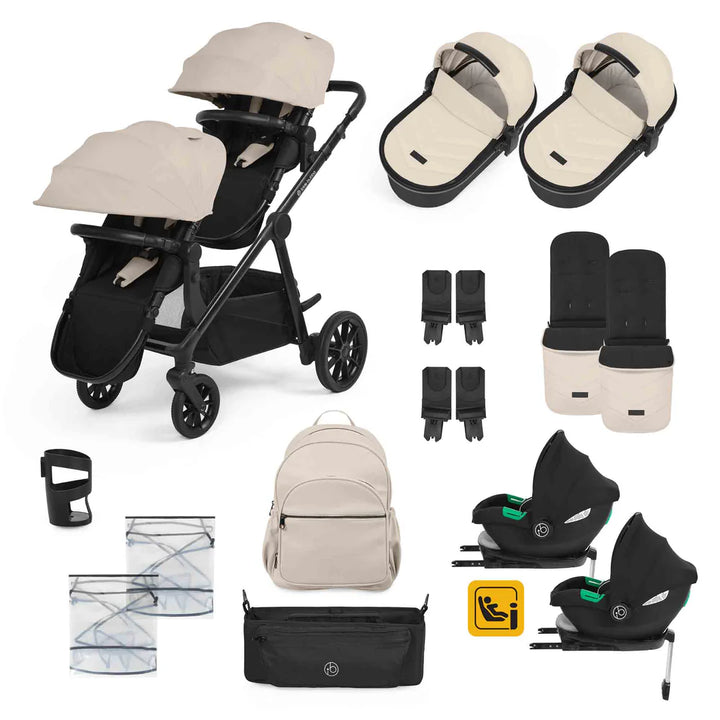 Ickle Bubba Libra Twin 18 Piece Bundle - Stone