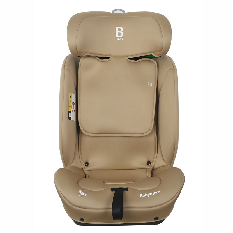 Babymore Hazel Car Seat i-Size 76-150cm 15 Months-12 Years - Biscotti